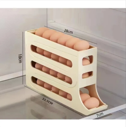 4-Layer Sliding Egg Storage Tray